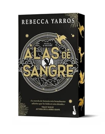 Alas de Sangre edición especial limitada con cantos decorados, primer libro de la Serie Empíreo, imprescindible para coleccionistas