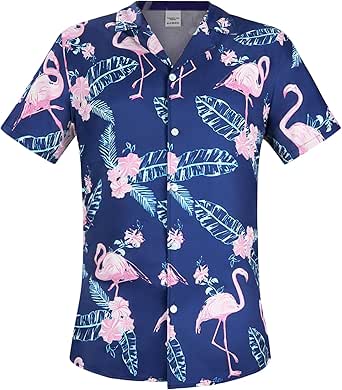 Camisa Aomig flamencos estilo Jasmine Ward Ripple