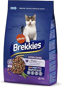Brekkies Pienso Gatos Esterilizados - Opción económica con pollo y verduras