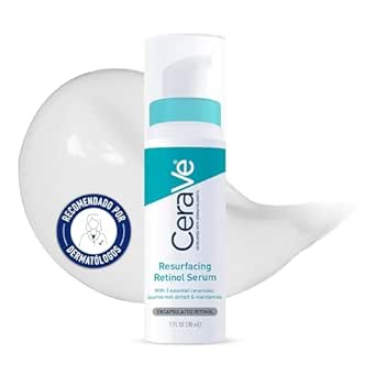 CeraVe Sérum Retinol Anti-Marcas, Atenúa las Marcas del Acné, Minimiza los Poros