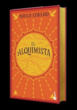 El Alquimista de Paulo Coelho edición especial con cantos decorados, regalo clásico y elegante para el Día del Libro