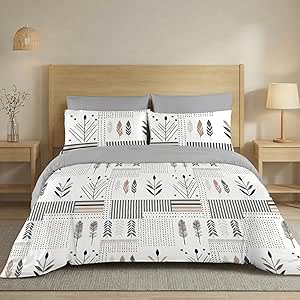 Funda nórdica geométrica pastel cama 150 H Hansel Home - tendencia edredones geométricos 2026