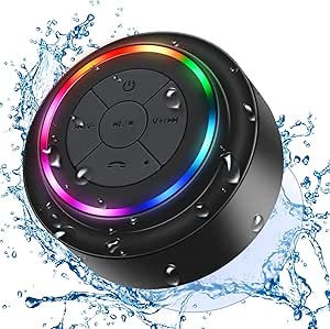Altavoz ducha Bluetooth HAISSKY impermeable - Ventosa IP7, portátil para baño, sonido nítido