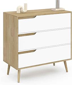 IDMarket Helsinki - Cajonera escandinava 80cm - El icono de la organización atemporal drawer units