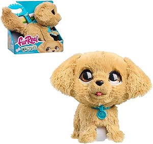 Peluche interactivo Golden Retriever estilo Max de La Vida Secreta de tus Mascotas
