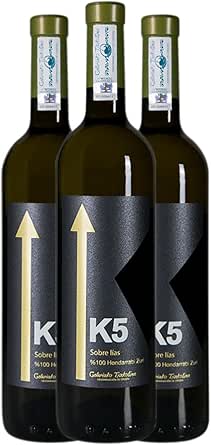 Botellas de K5 Arguiñano Getariako Txakolina Vino Blanco en caja de 3 para tus recetas