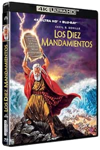 Edición en formato físico 4K Ultra HD de la película Los Diez Mandamientos