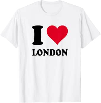 Camiseta I Heart London clásica, regalo ideal para amantes de Koko London y la escena musical británica