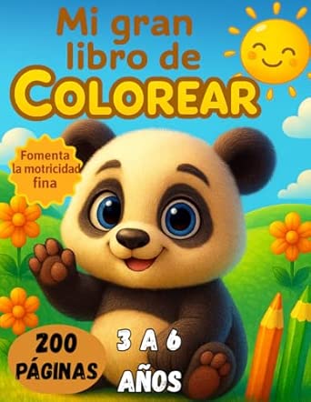 Gran libro para colorear para niños, ideal para fans de Plim Plim