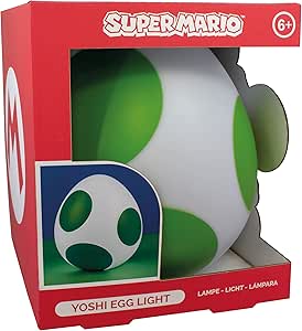 Lámpara Paladone Yoshi Egg Light Nintendo licencia oficial huevo multicolor