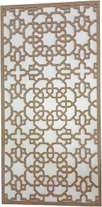 Panel decorativo de celosía madera estilo decoración marroquí andalusí