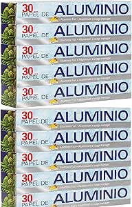Pack 10 rollos papel aluminio 300m - mejor papel de aluminio volumen