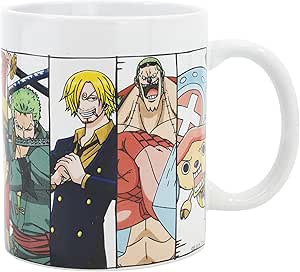 Stor Taza Cerámica One Piece Crew Battle - Regalos para fans
