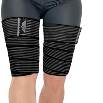 Vendaje de compresión supregear para isquiotibiales y muslos, ideal para recuperación de lesiones deportivas tipo Luka Doncic