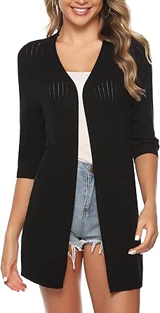 Cardigan Sykooria versátil primavera 2026: Jersey de punto manga larga en múltiples colores elegantes