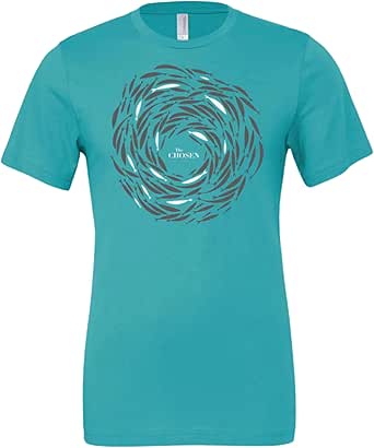 Camiseta Oficial The Chosen Temporada 6 A Contracorriente para mujer en turquesa - Merchandise auténtico de la serie