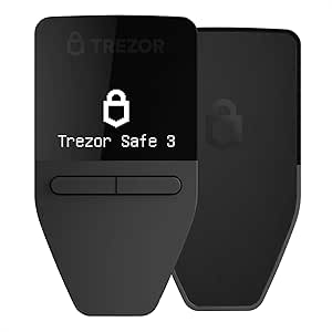 Trezor Safe 3 Hardware Wallet en color Cosmic Black