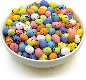 450 Huevos de Pascua espuma moteados - Regalos pascua en volumen, manualidades escolares, búsqueda de huevos