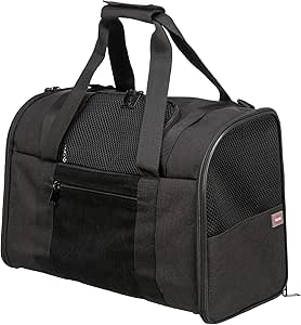 Mochila transportín Trixie Connor para perro pequeño color negro